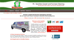 Desktop Screenshot of mr-sparkles.ca